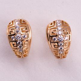 Серьги позолота Xuping 18К 2137