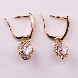 Серьги позолота Xuping 18К 2276