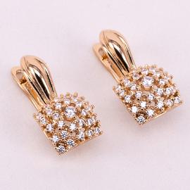 Серьги позолота Xuping 18К 2331