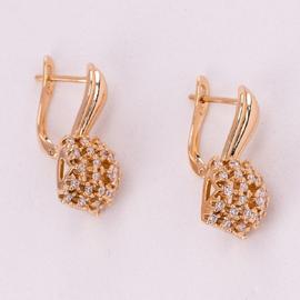 Серьги позолота Xuping 18К 2331
