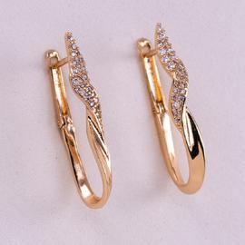 Серьги позолота Xuping 18К 2364