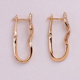 Серьги позолота Xuping 18К 2364